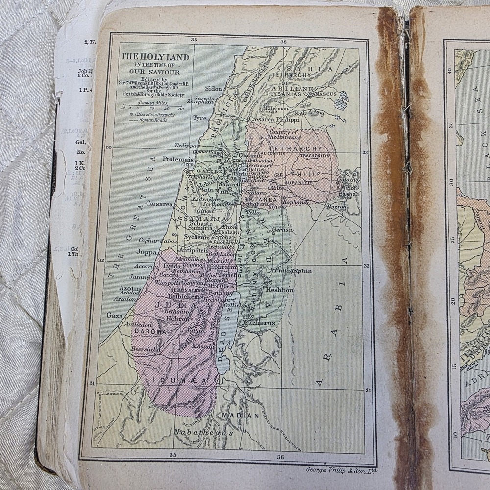 Antique Greek New Testament Bible 1923 London British And Foreign Bible Society - Picture 15 of 16